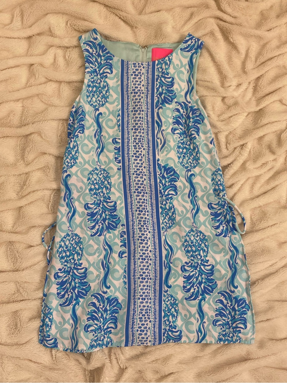 NWOT Lilly Pulitzer Donna romper dress Bennet Blue "Out of the Blue" Sz 4 - Picture 2 of 7